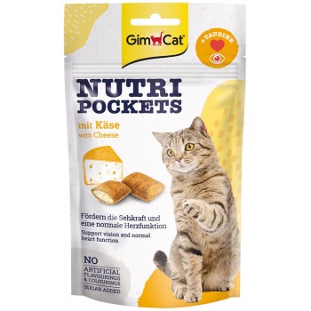 GimCat NutriPockets Cheese (taurin) 60g