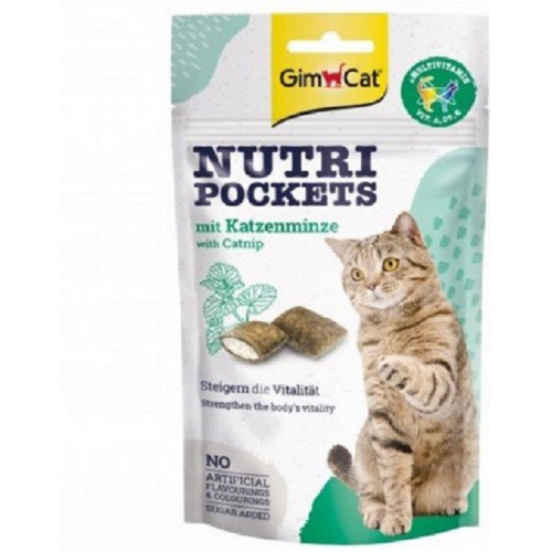 Gimborn Nutri Pockets with Catnip and Multi-Vitamin 60g