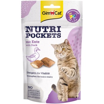 GimCat Nutri Pockets Duck & Multivitamin 60g