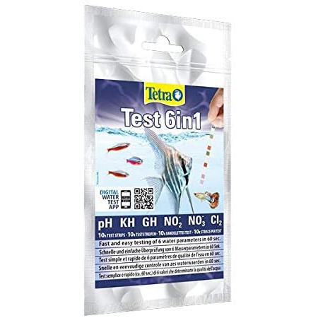 Tetra 6 in 1 Test Strip Water Test Kit (10 Strips)