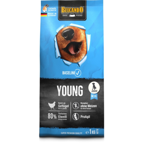 Belcando Baseline Young  1kg (linnulihaga)