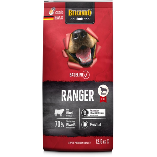 Belcando Baseline Ranger Grain Free 12,5 kg (linnu ja loomalihaga)