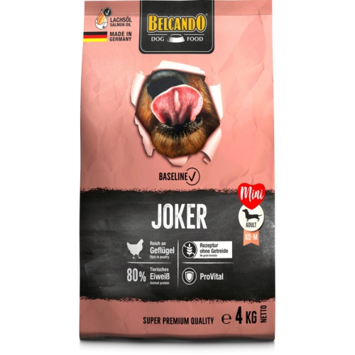 Belcando Baseline Joker Grain Free 4 kg (mini dog,kana)