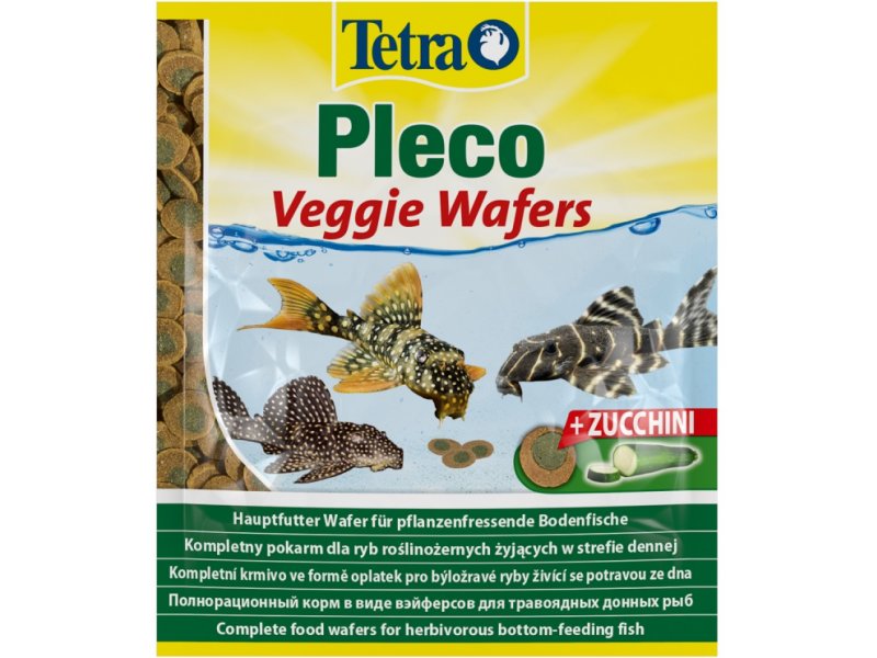 Tetra Pleco Veggie Wafers 6x15g