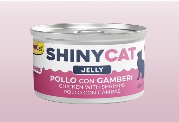 Shiny Cat chicken and shrimps in Jelly 70g (413129)