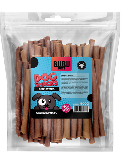 BUBU PETS dog snacks 500g sticks with beef soft 20 unit/case (loomaliha)