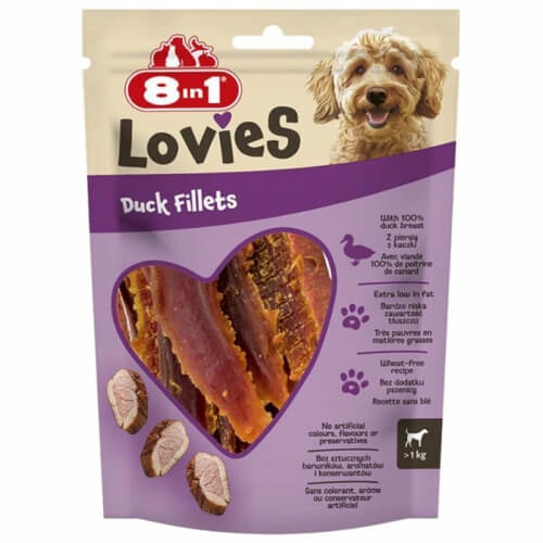 8in1 Lovies Duck fillets 80g