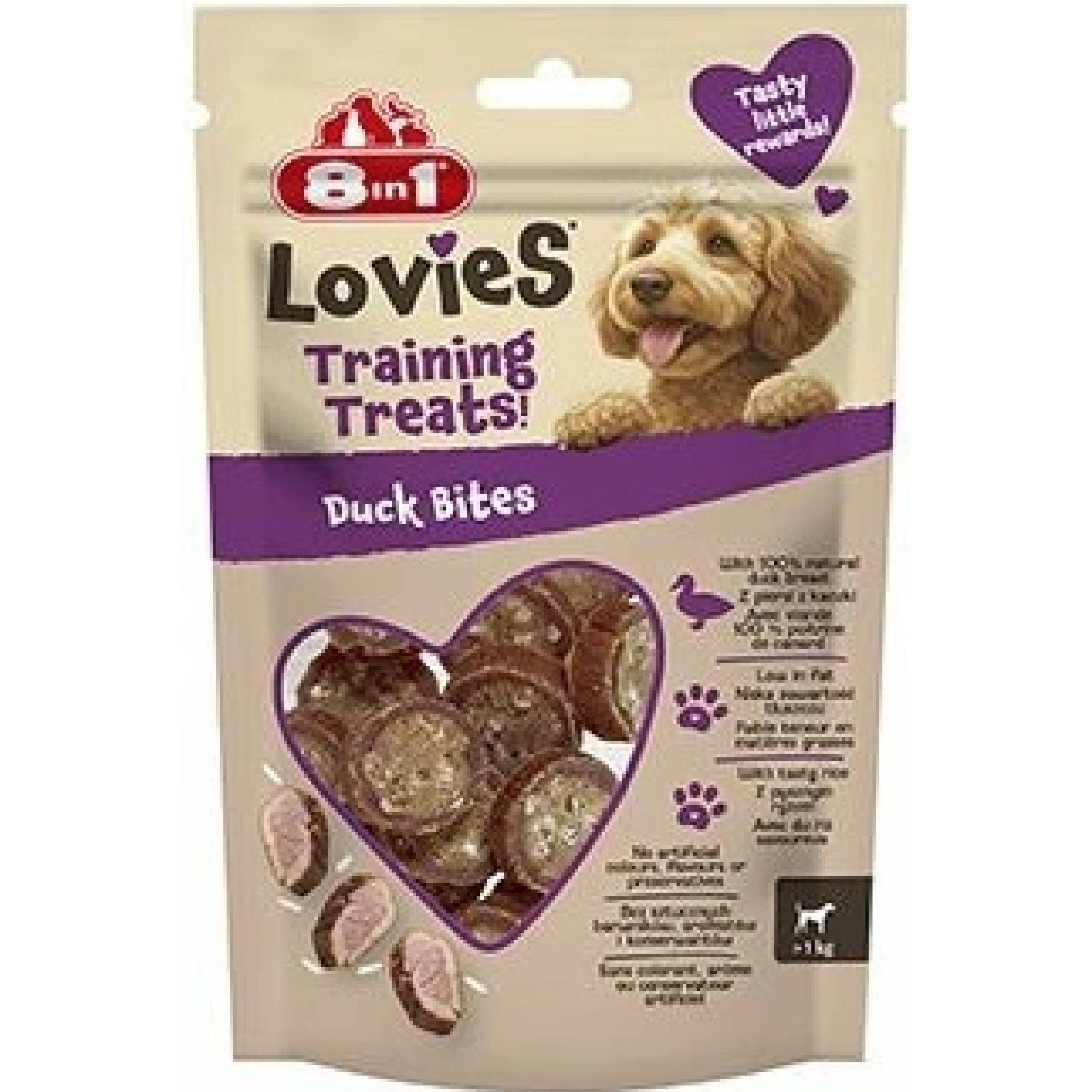 Lovies training  treats  Duck Bites 90g