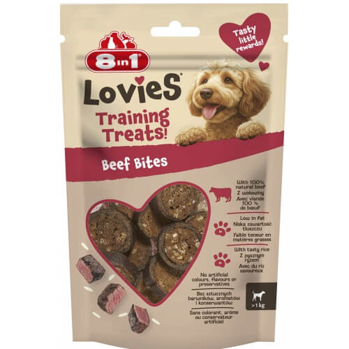 Lovies training  treats  Beef Bites 90g