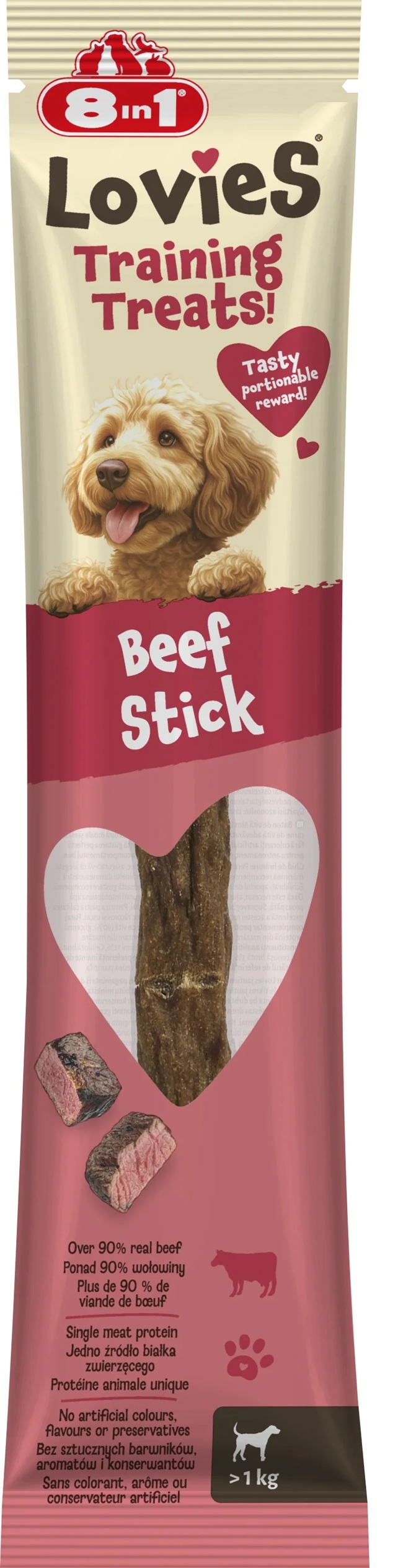 8in1 Lovies Beef Stick 15g