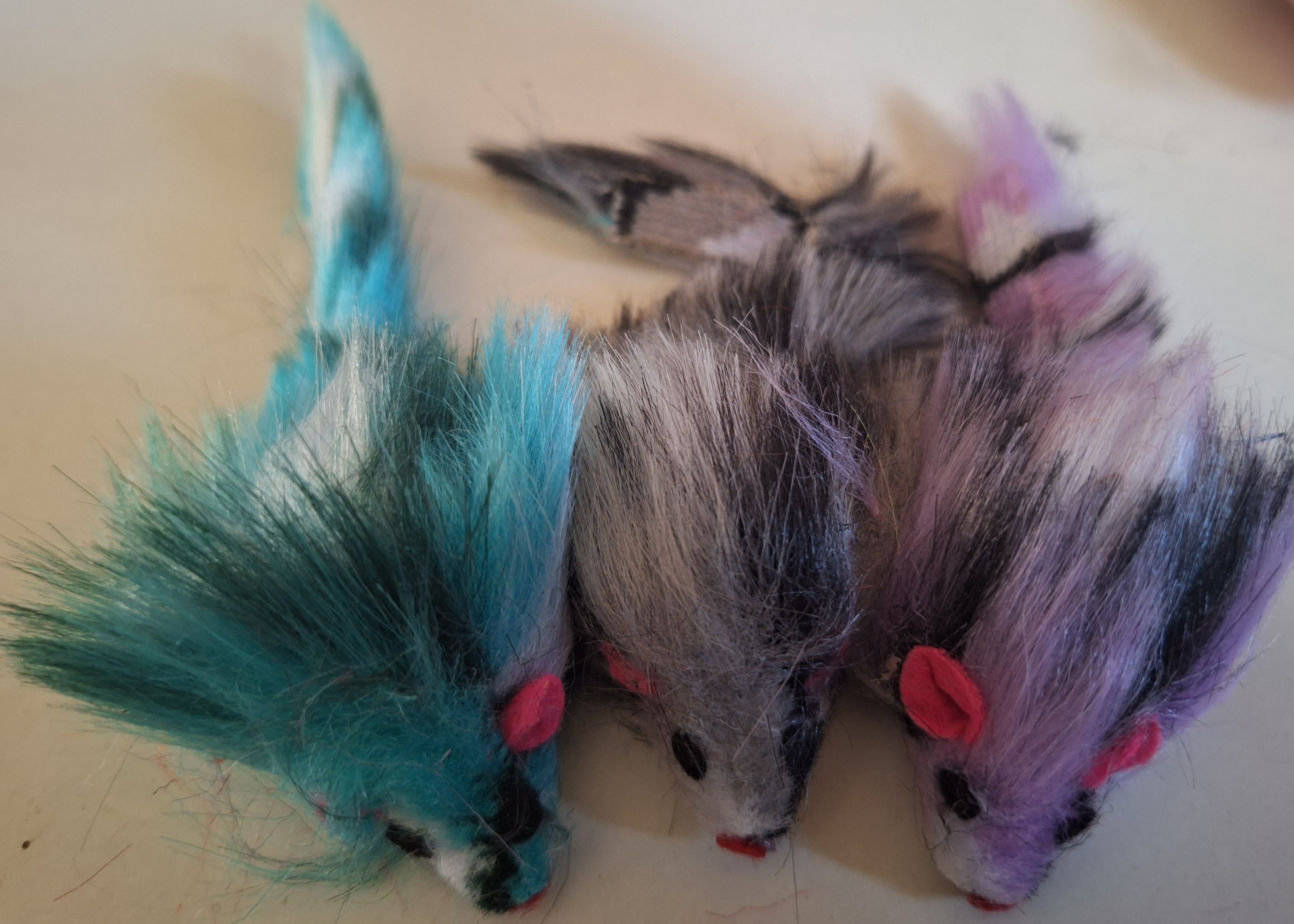 hiir pikk karvane 1 tk (random colours)
