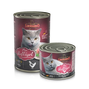 ВЛАЖНЫЙ КОРМ LEONARDO Pure in poultry 200g
