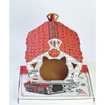 Maja paberist Cat House DIY