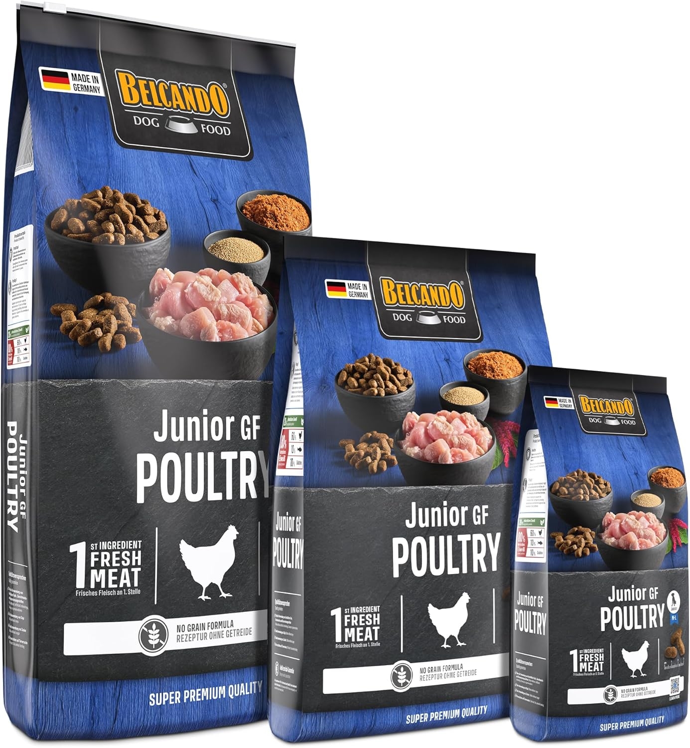 BELCANDO JUNIOR GRAIN FREE 4 kg (linnuliha)