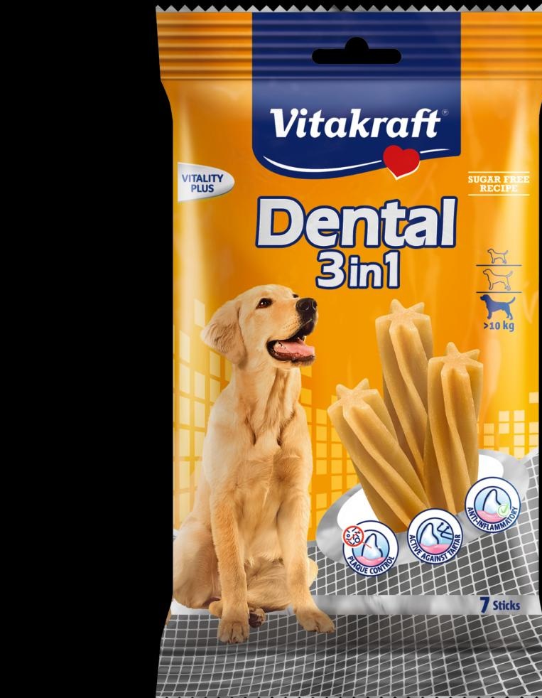 Vitakraft Dental Sticks for medium and large  breeds 7tk