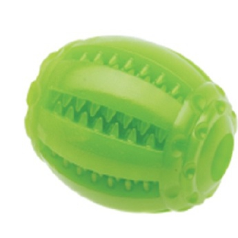 Dog Toy Dental Mint Rugby 8x6,5cm