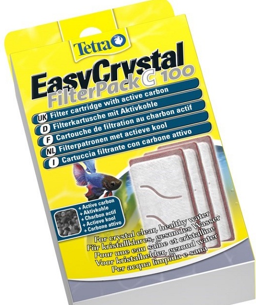Easy crystal filterpack 100 c vahetavad elemendid süsiga Tetra Cascade Globe alvaariumile