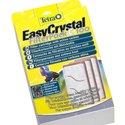 Easy crystal filterpack 100 c vahetavad elemendid süsiga Tetra Cascade Globe alvaariumile