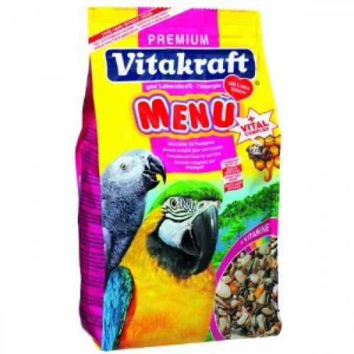 Menu for Parrots