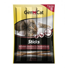 Gimborn Cat Sticks (4 tk pakk) Rabbit Turkey 20g