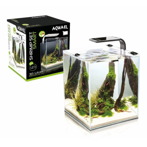 Aquael Shrimp Set 19l Black (day and night LED)