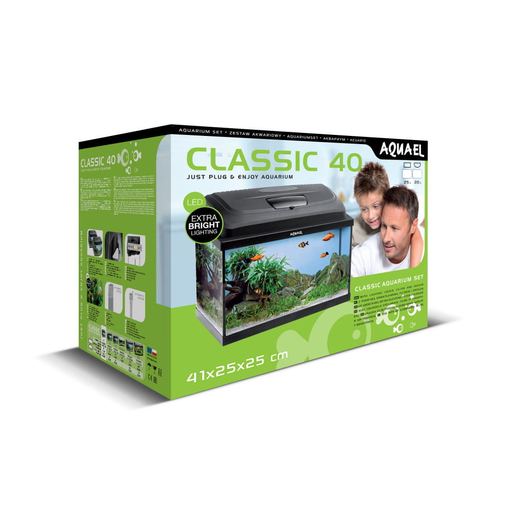 Aquael aquarium Classic Set 40 kandiline
